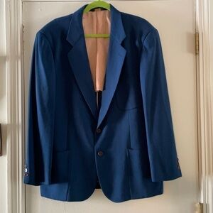 🤩 Host Pick Baracuta 💯Pure Wool Double Button Royal Blue 5 Pocket Blazer